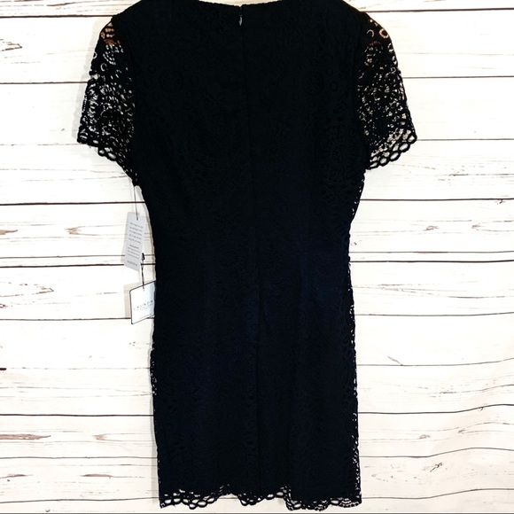 LAUNDRY by SHELLI SEGAL Black Dress NWT Sz 8P - Picture 5 of 10